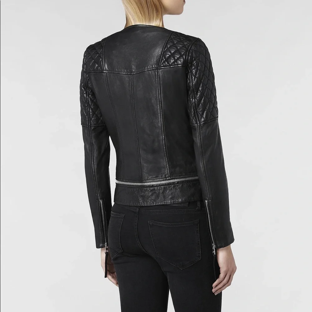 All Saints Leather Jacket - Picture 2 of 8